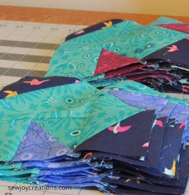 Corner A/C units for the Dazzle Quilt Dazzle quilt Sew Joy Creations corner units