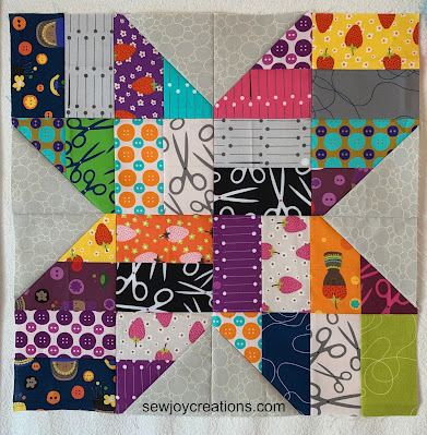 Drop Zone X block for my project Fun with Scraps book Drop Zone X block