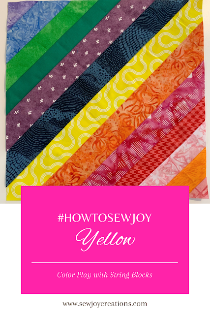 #howtosewjoy yellow